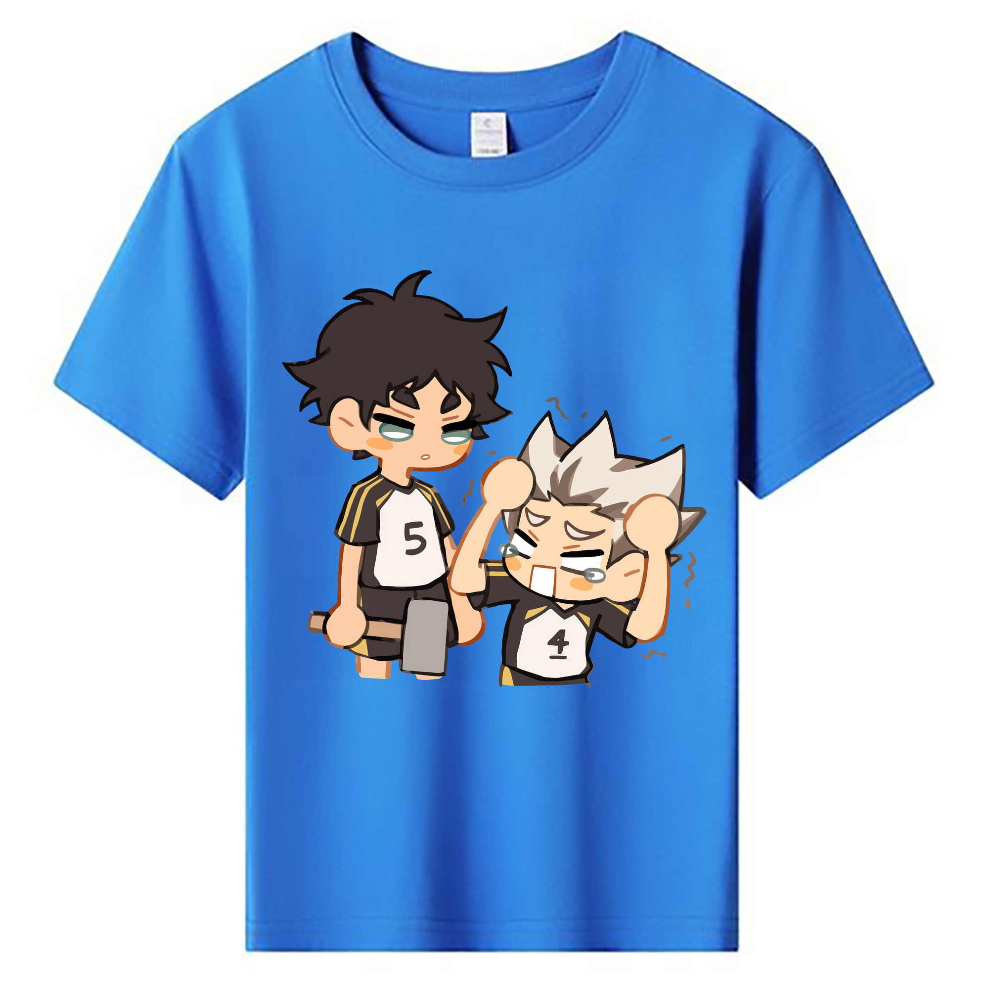 （画像用） ハイキュー!! Haikyu!! 綿100％キッズTシャツ（フロントプリント）